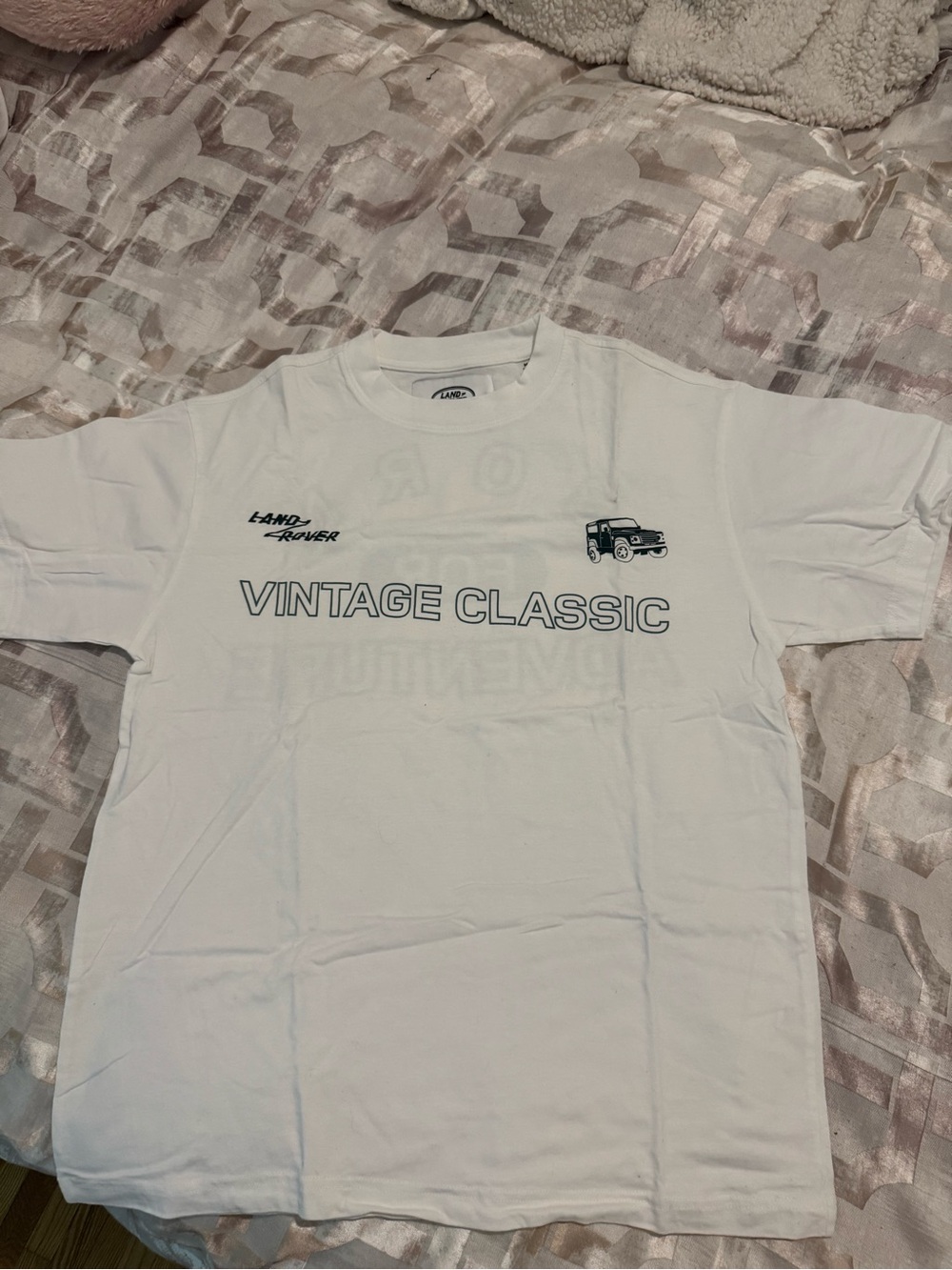 PacSun White 'Vintage Classic' Short Sleeve Tee